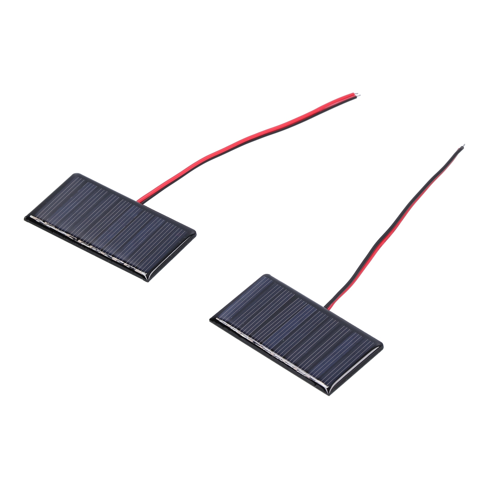 2Pcs Micro Mini Solar Cells 68x36mm 0.3W 5V Polysilicon Micro Solar Panel