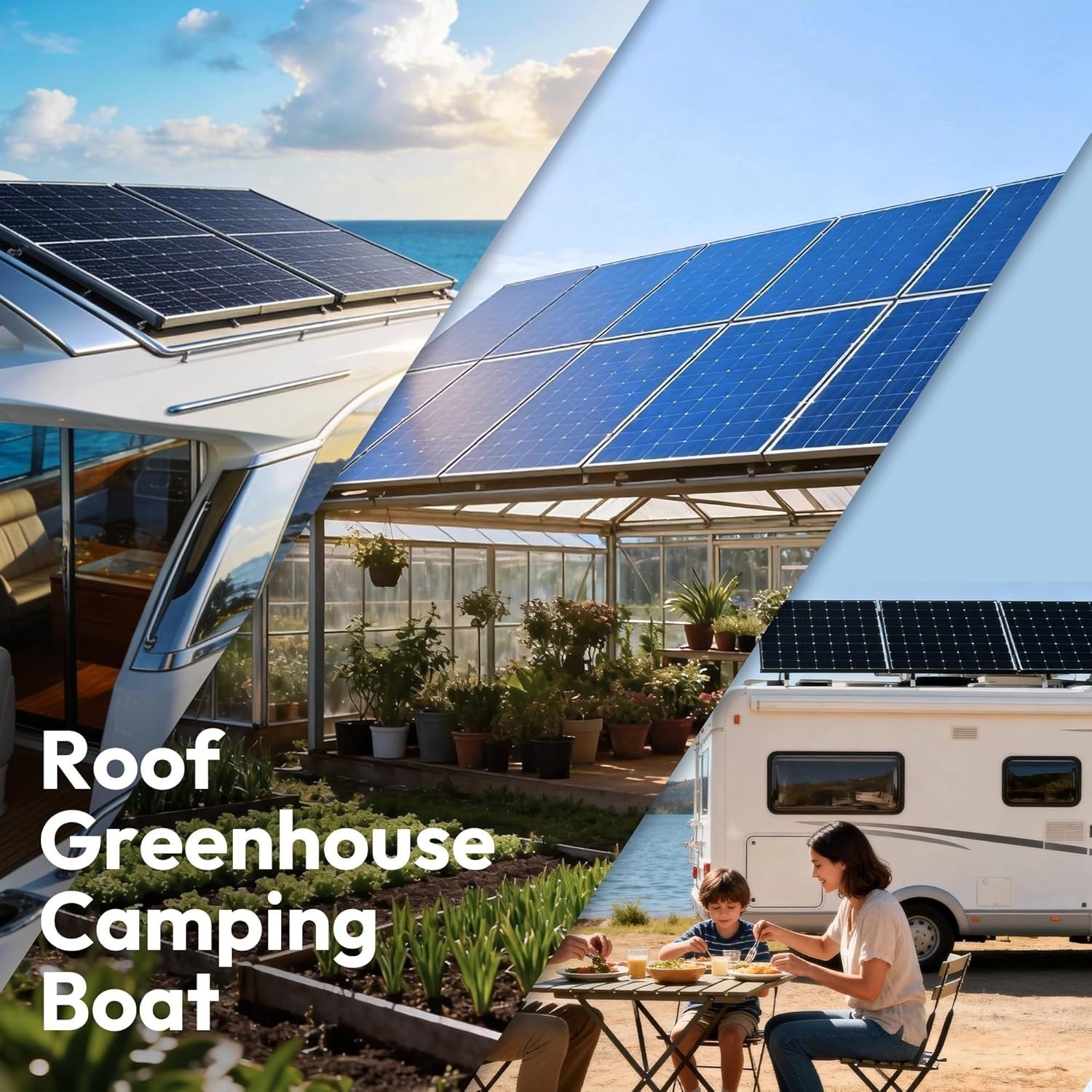 Lightweight 200 Watt Solar Panels | Easy-Clean, Durable, and Easy to Install