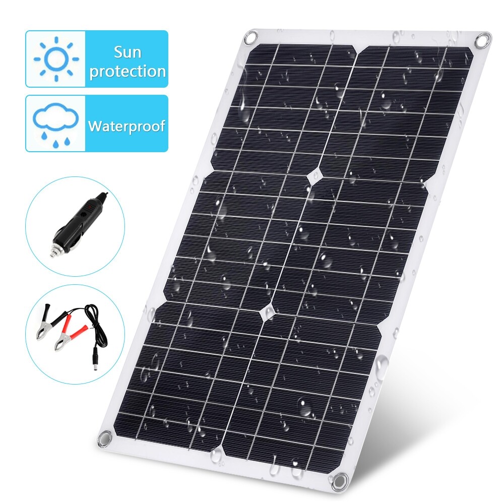 300 Watts Solar Panel Kit Waterproof 18V Monocrystalline Caravan Boat RV Camping