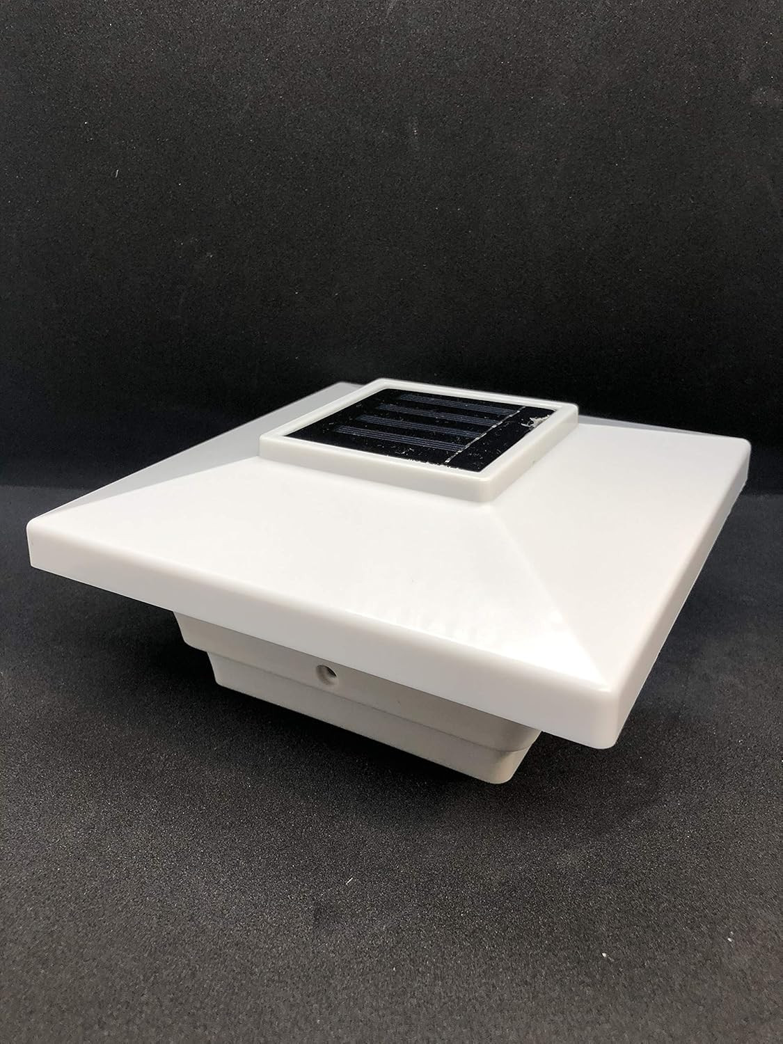 Solar (8-Pack) Low Profile Black/White Will Fit 3.5″X3.5″ and 4″X4″ Post Deck Ca