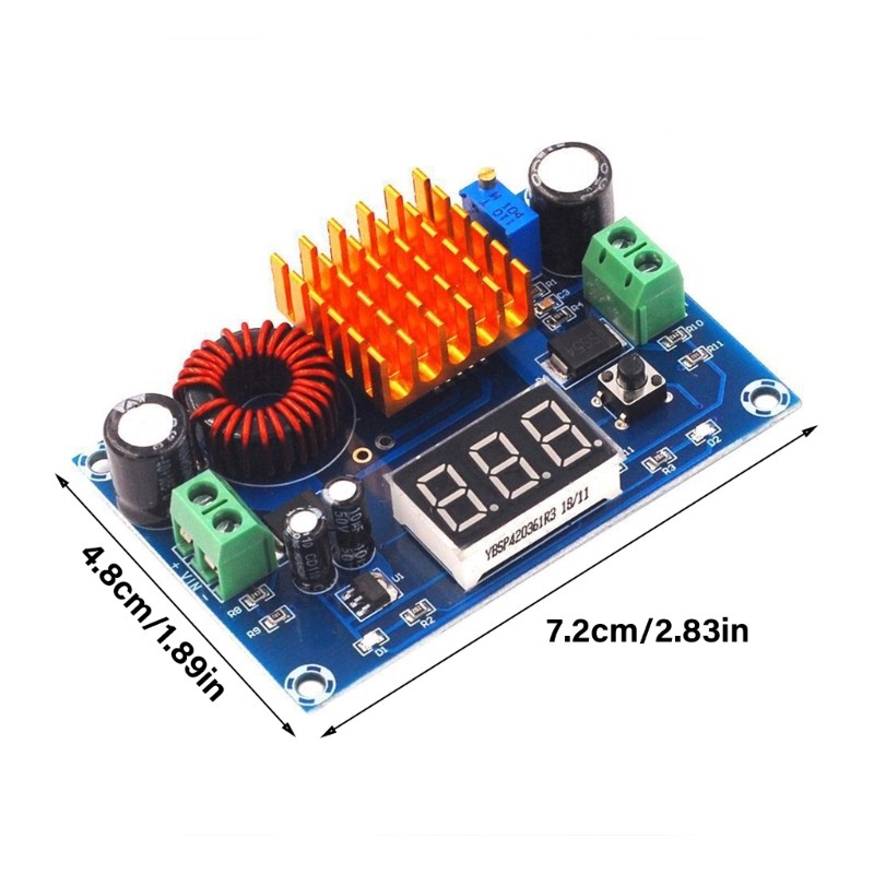 XH M411 Adjustable DCDC Boost Converter Module 4V-35V Input to 5V-45V Output