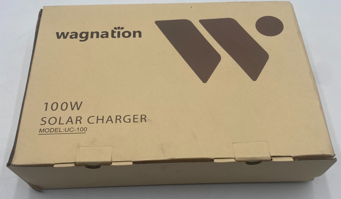 Wagnation 100W Portable Solar Panel Foldable Multi-Port & Wide Compatibility