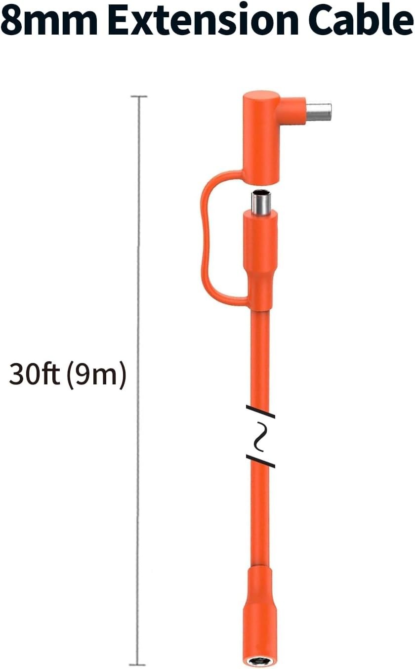 DC7909 Solar Panel Cable with DC8020 Power Adapter