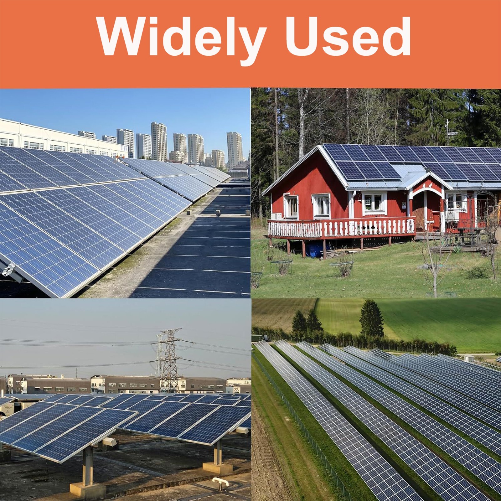 30 FT Solar Wire 10 AWG Solar Panel Extension Cable w/ Flexible Wire Connectors