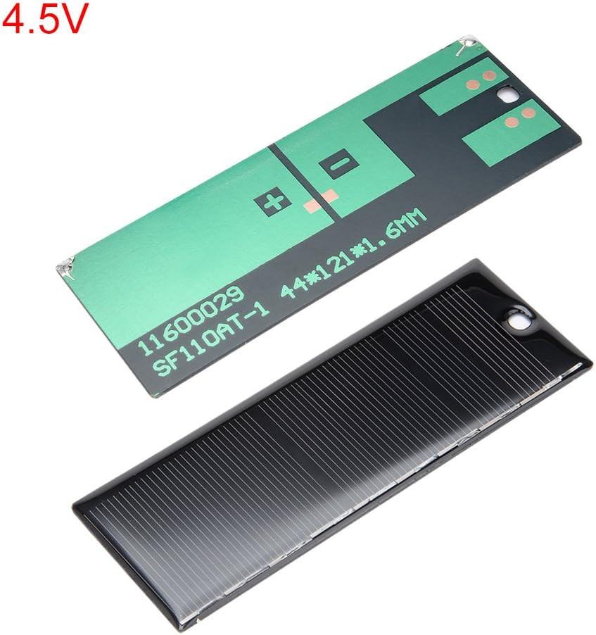 Uxcell 5Pcs 4.5V 130Ma Poly Mini Solar Cell Panel Module DIY for Light Toys Char