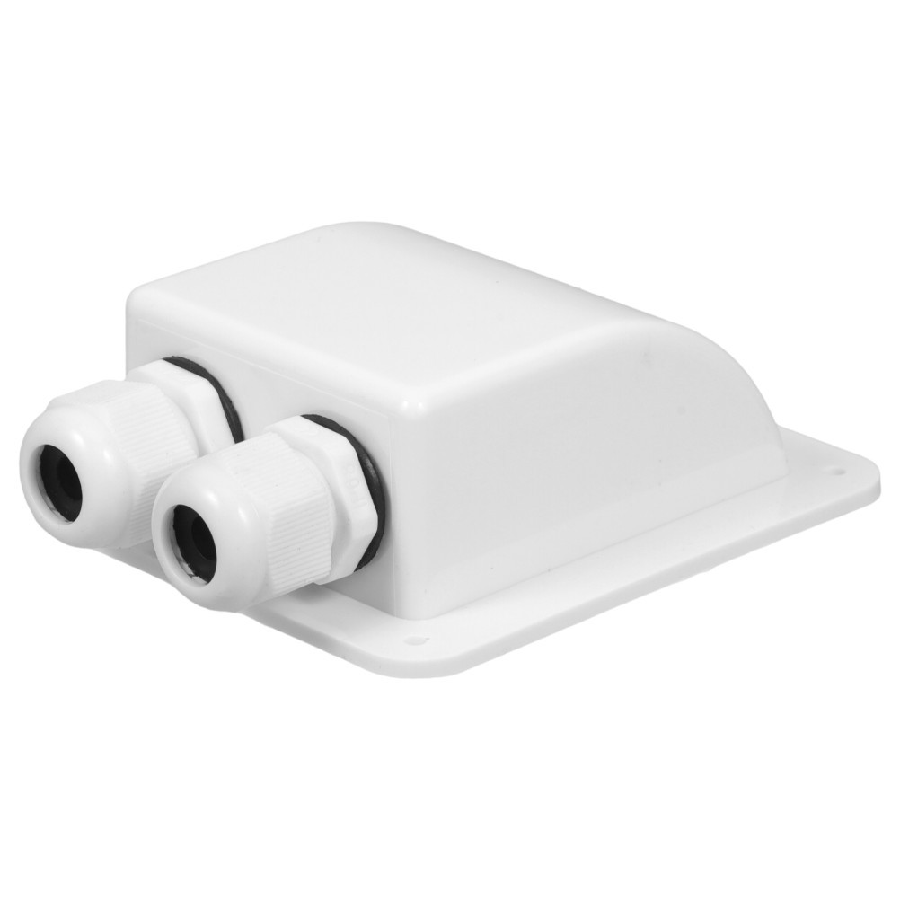 Solar Panel Cable Entry Glands White Impact Resistant Easy Install Rv Accessory