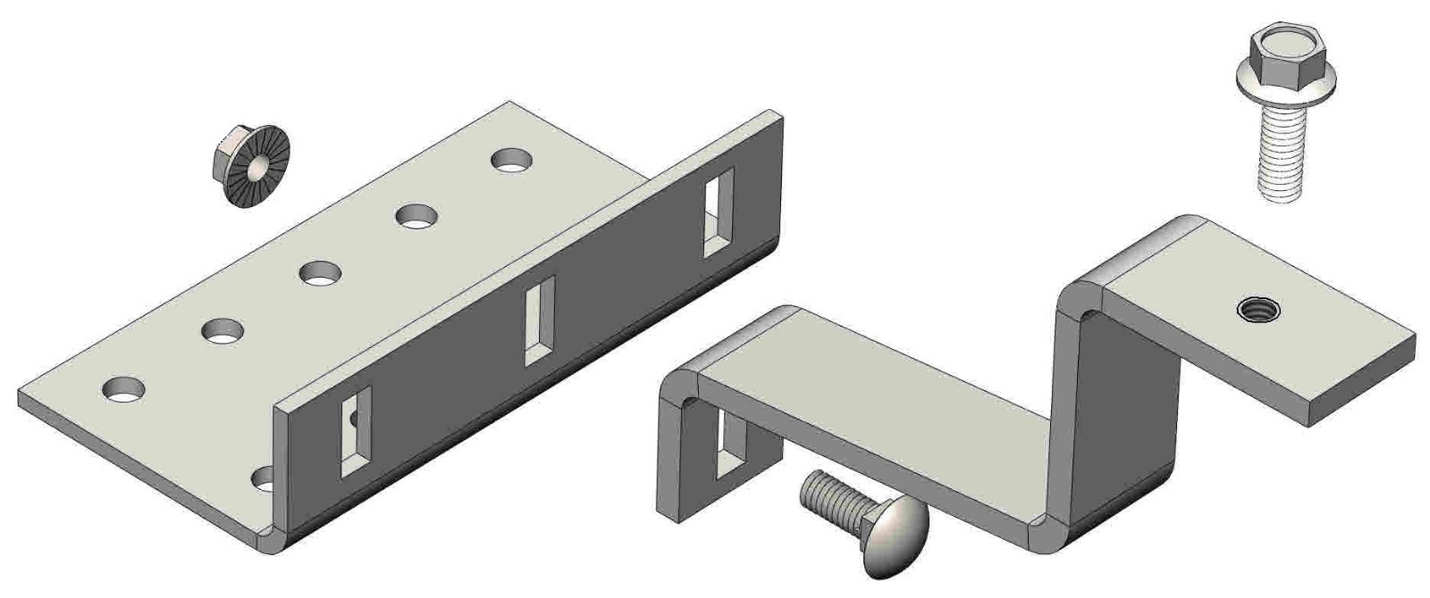 Magerack Top-Mount Tile Hook Bracket Solar Panel Module Mounting Racking Pack 10