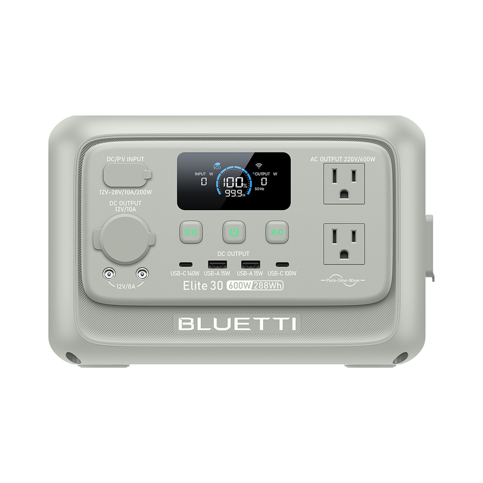 BLUETTI Elite 30 V2 600W 288Wh Portable Power Station for Camping/Road Trip