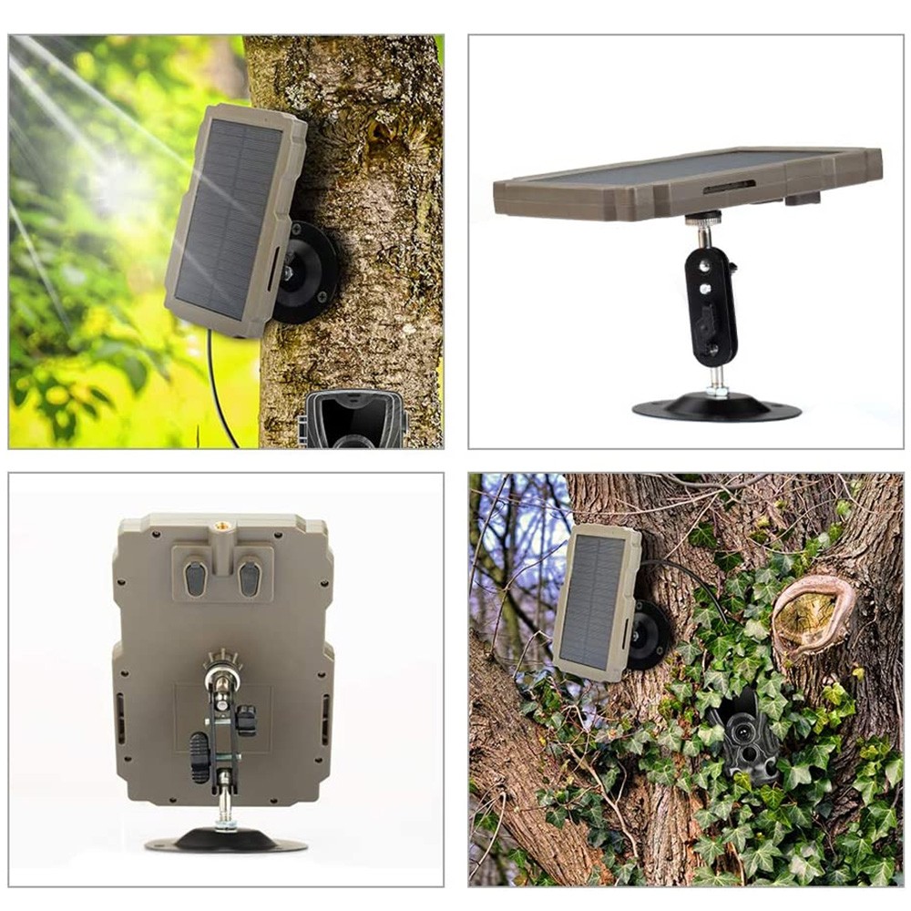 3000mAh 6V-12V Solar Panel Kit Rechargeable Solar Charger For Trail Camera WDHX