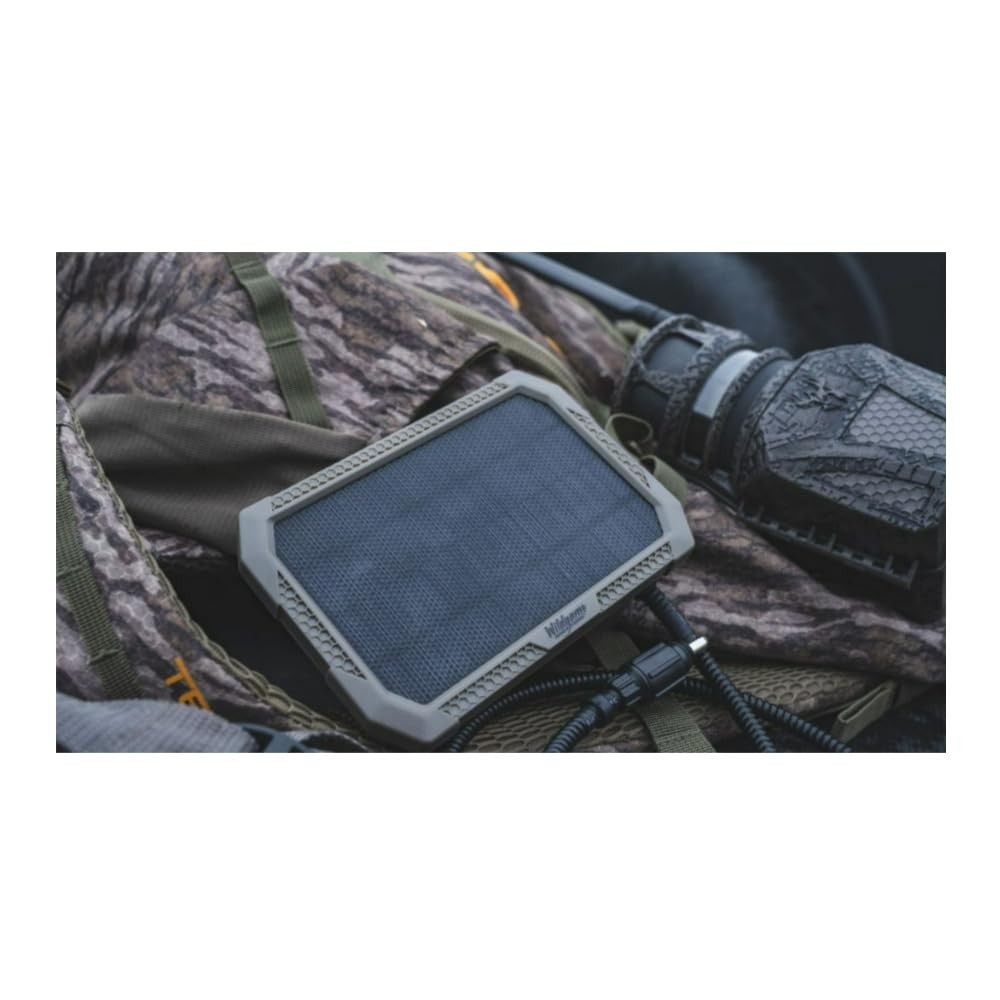 Durable Sol-Pak Solar Battery Pack, 12V Solar Power Panel, Rechargeable Batte…