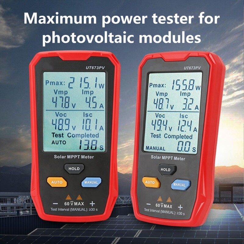 MPPT Meter Open Circuit Troubleshooting Tool for Solar Testing