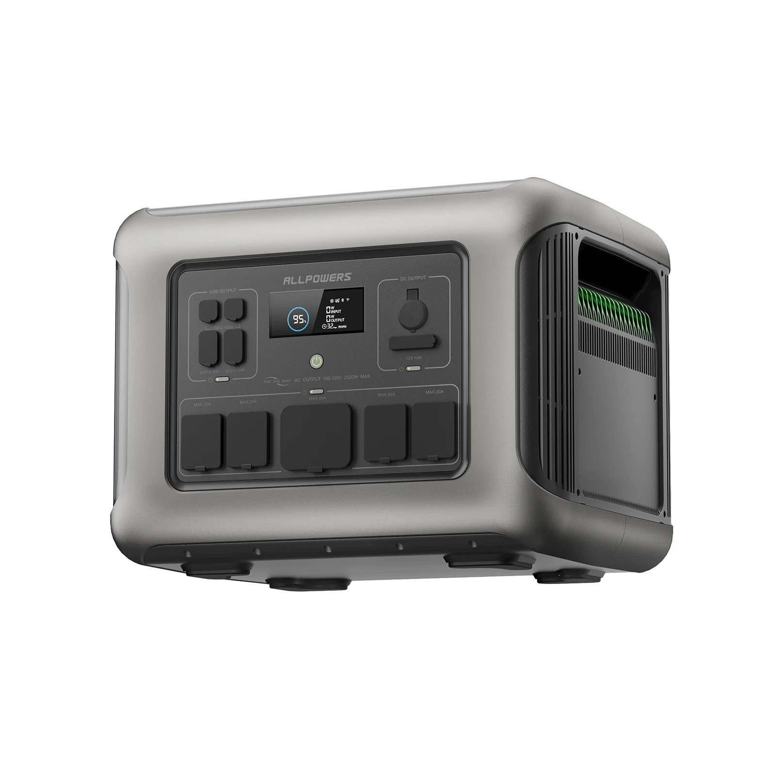 ALLPOWERS R600 Portable Power Station 299Wh LiFePO4 Battery – 600W AC Output