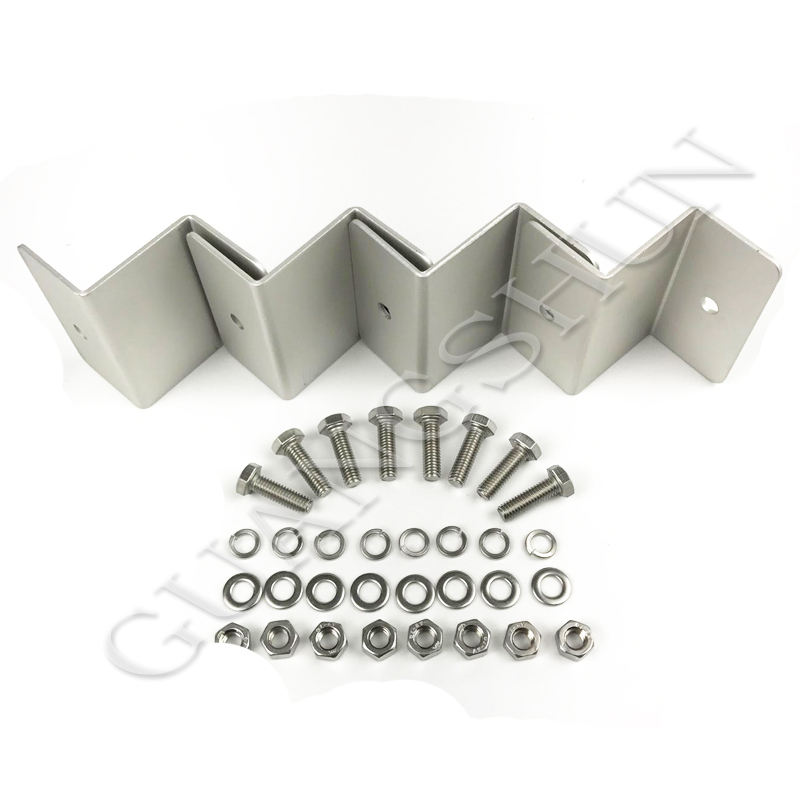 New Z bracket Solar Panel Mounting Mount Flat Roof Wall Set For Panels Wall Kit
