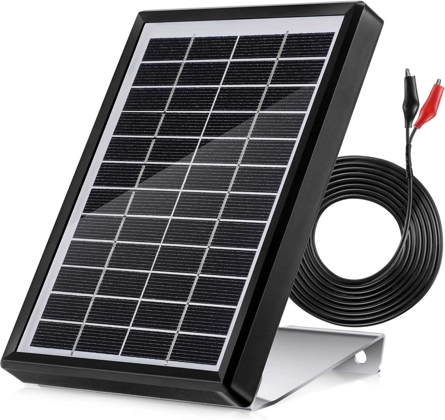 6V 3.5W Solar Panel for Deer Feeder, Waterproof Outdoor Solar Battery Charger…