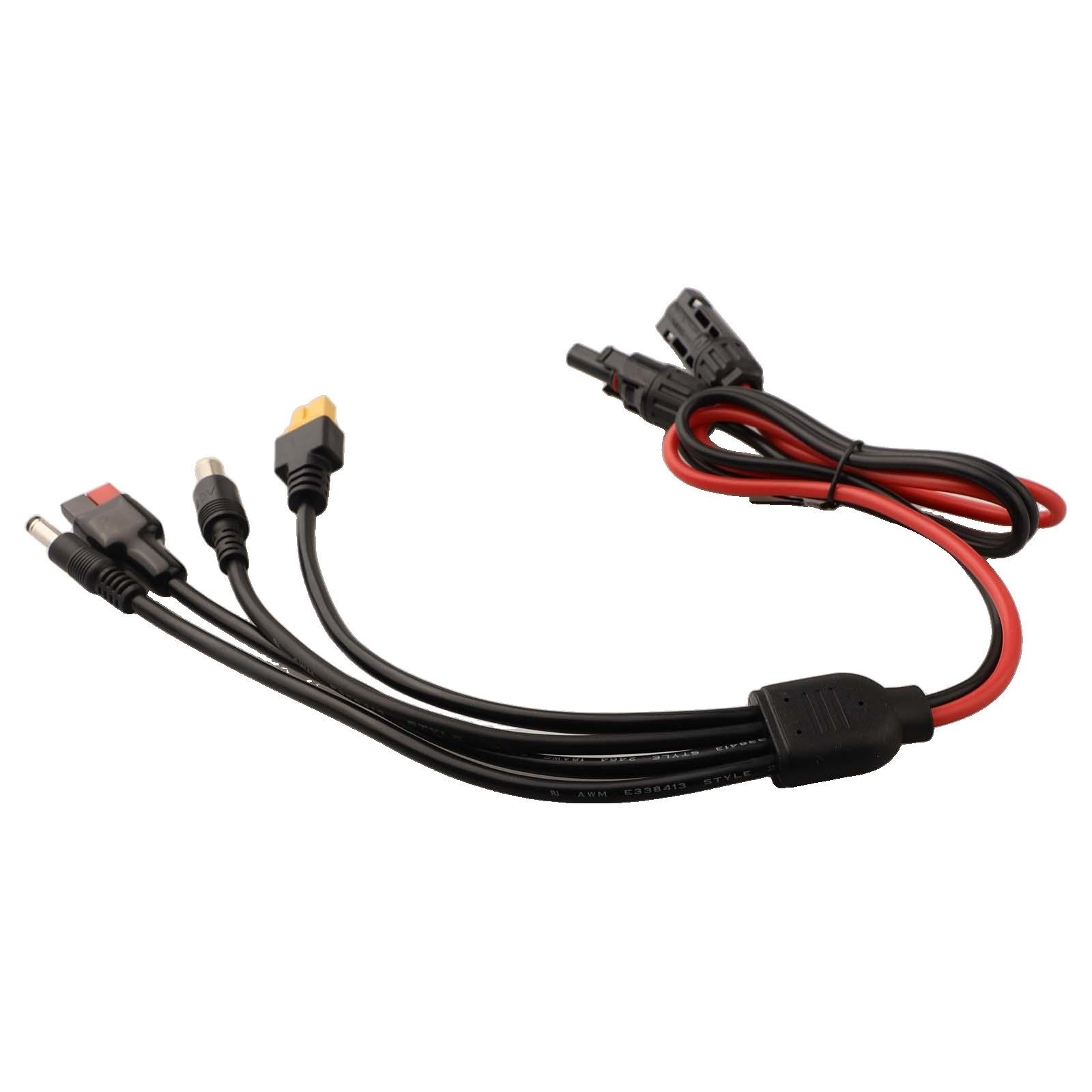 Solar Adapter Kit Power Station Adapter 12AWG-18AWG Wires 140W18V Compatibility