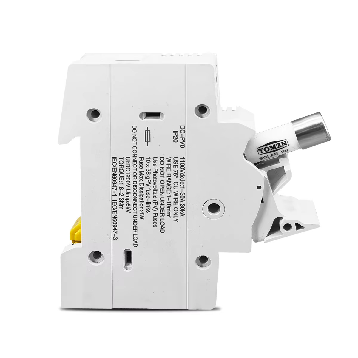 Solar PV Fuse Holder DC 1000V PV 10A/15A/30A High Voltage for Solar System Prote