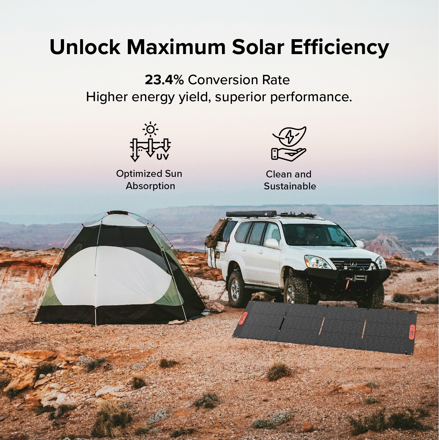 BLUTTI AC200PL + 2pc 200W Portable Solar Panel | Solar Generator for RV, Camping