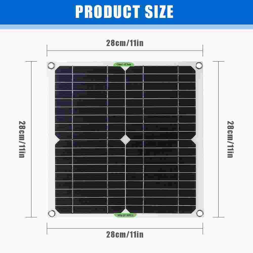 400W Watts Solar Panel Kit 100A 12V Battery Charger with Controller Caravan Boat