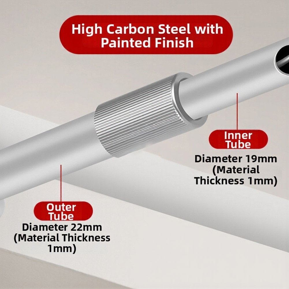 Telescopic Camera Bracket for Wall Mounting Without Drilling White Finish