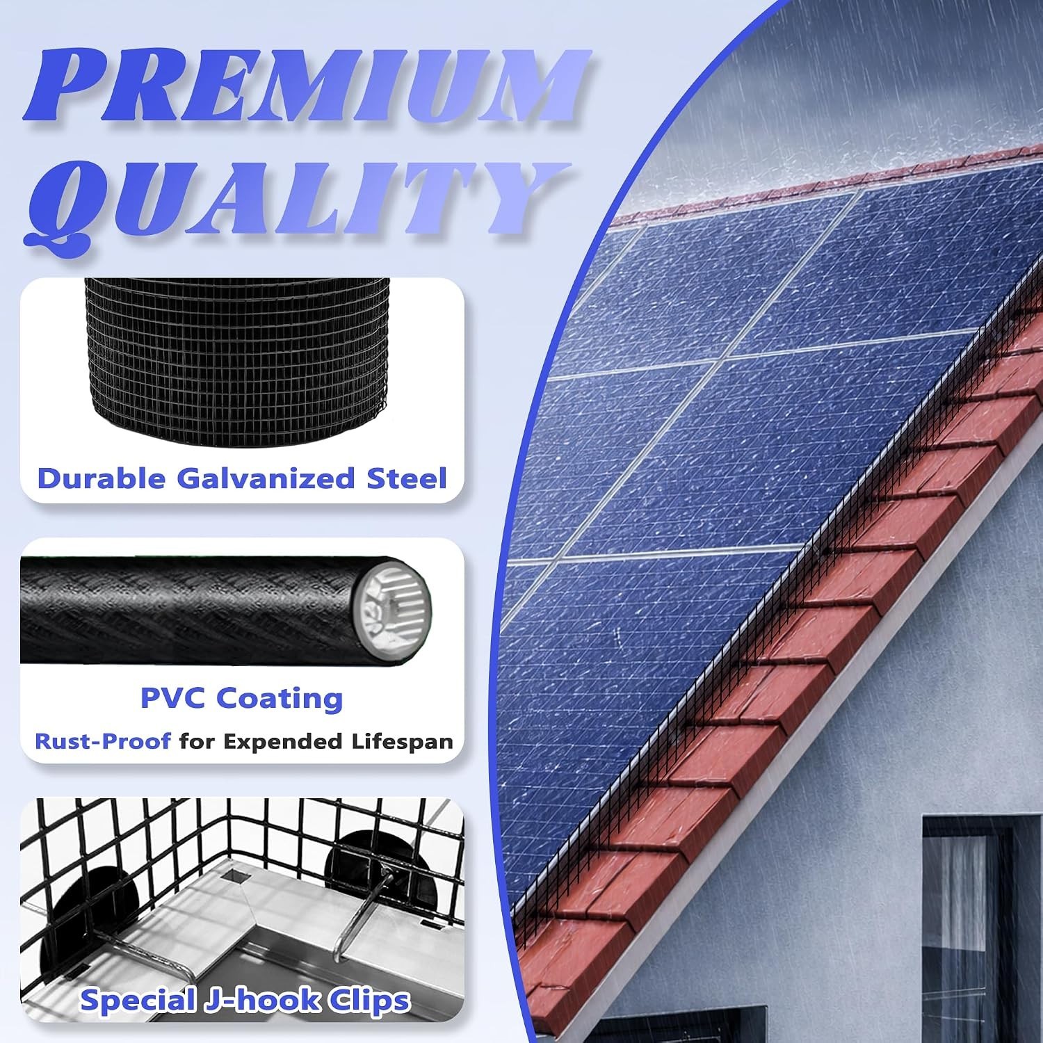 Bird Wire Screen Kit, 6″ x 100ft – Rust Resistant