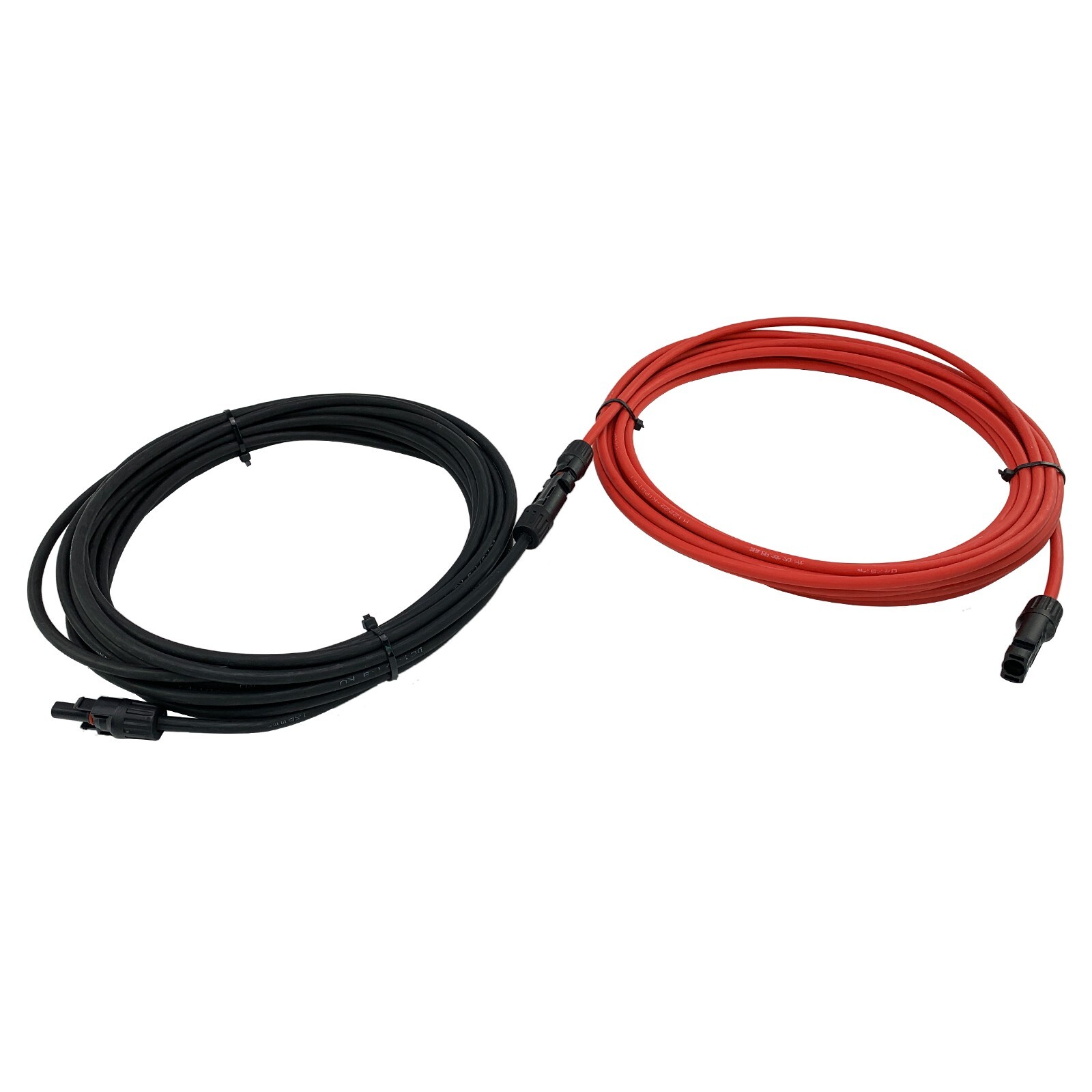 30 FT Solar Wire 10 AWG Solar Panel Extension Cable w/ Flexible Wire Connectors