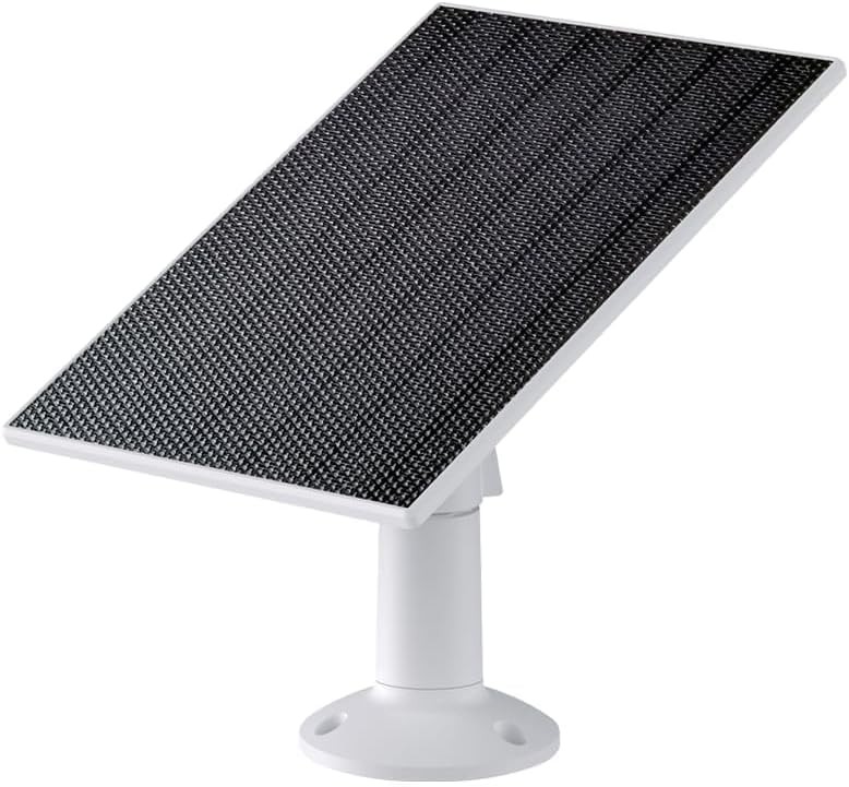 2.5W Solar Panel for Outdoor Cam Battery Pro IP65 Waterproof with 13ft Cable