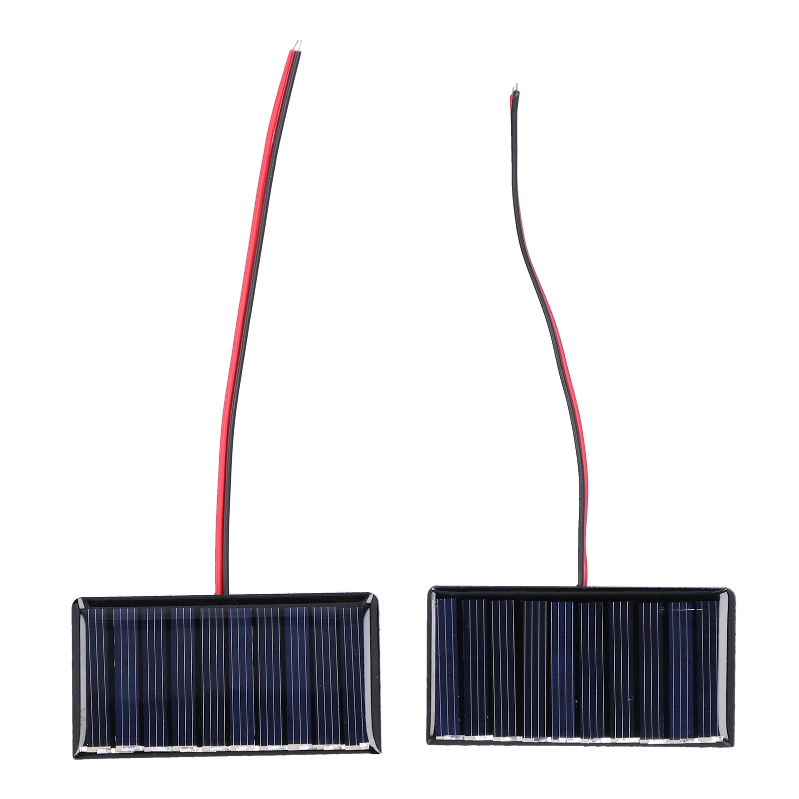 2Pcs Micro Mini Solar Cells 68x36mm 0.3W 5V Polysilicon Micro Solar Panel