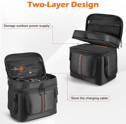 Portable Carrying Bag Compatible with Jackery Explorer 240 v2/300 plus, Power St