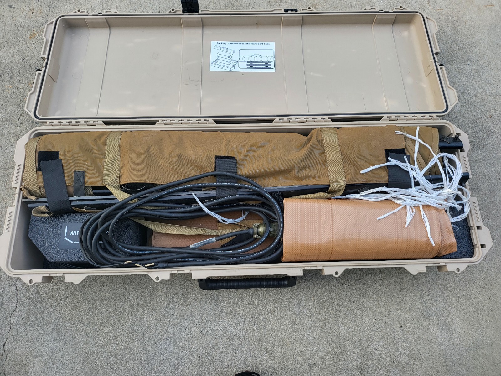 Nishati Portable Expedition Solar Array 420 Watt Military Surplus Free Ship