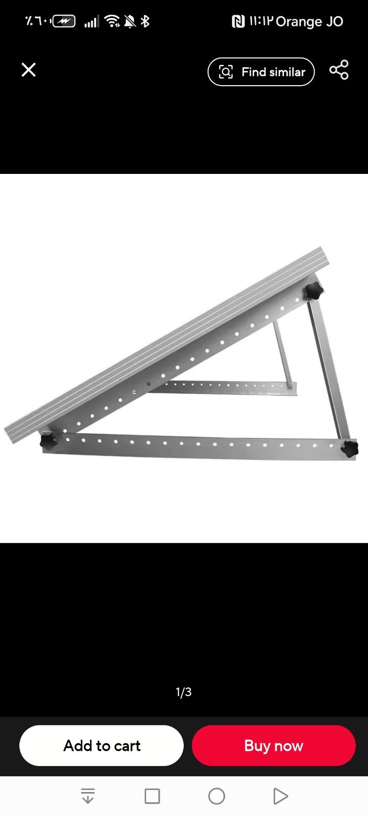 Adjustable Solar Panel Mount Bracket Foldable Aluminum Tilt Mount for RV Roof…