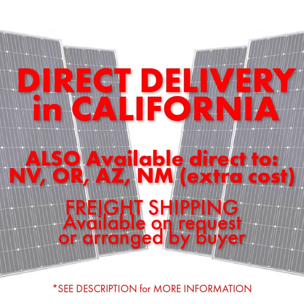 (SET OF 2) 225W Sunpower SPR-225-BLK-U w MC4 Connectors PRE-OWNED Solar Modules