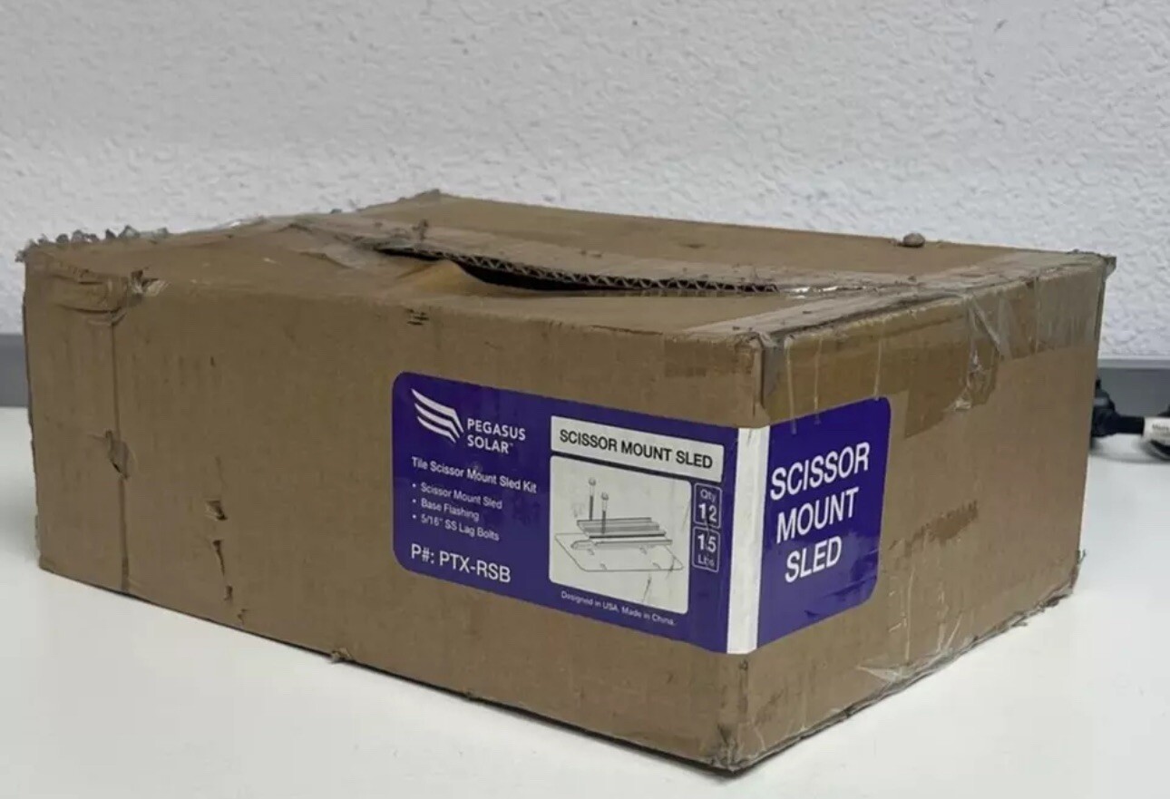 12 pack , Pegasus Solar Scissor Mount Sled , PTX-RSB