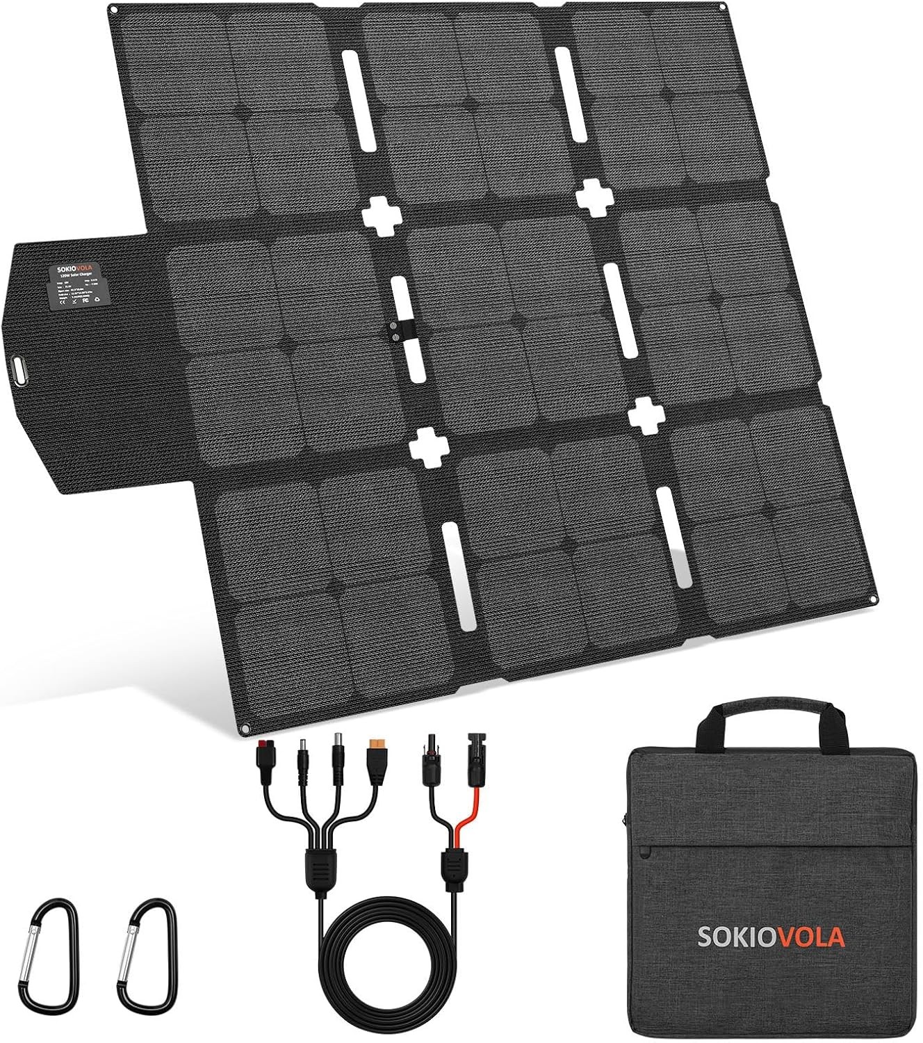 120W Solar Panel with MC-4 Connector Solar Panel for Power Station