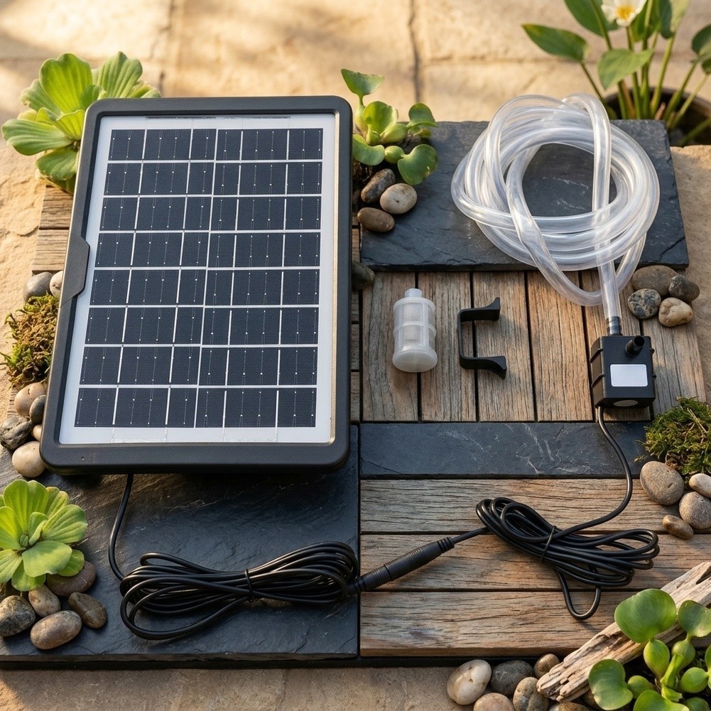 6W9V Submersible Pump Effortlessly Harness Solar Energy for Your Aquarium