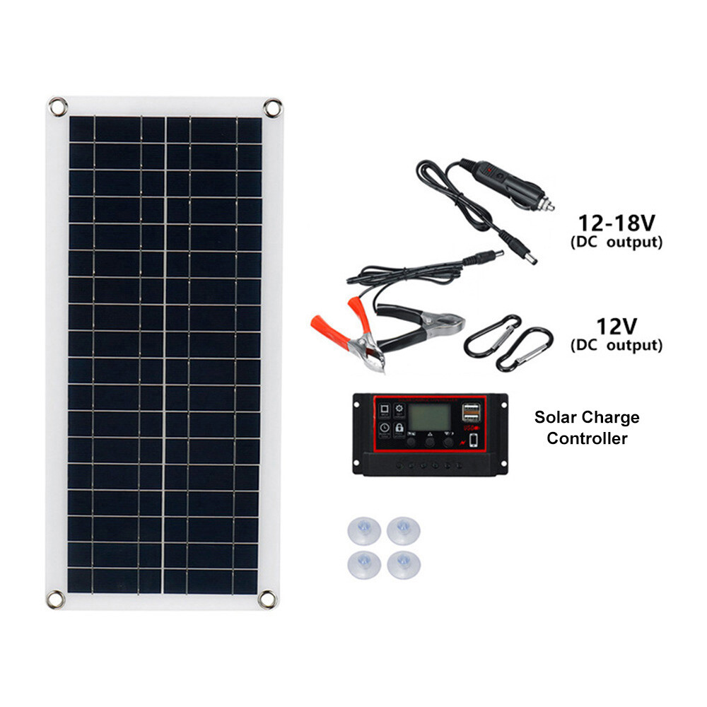 1000 Watts Solar Panel Kit 100A 12V Battery Charger w/ Controller Caravan Boat