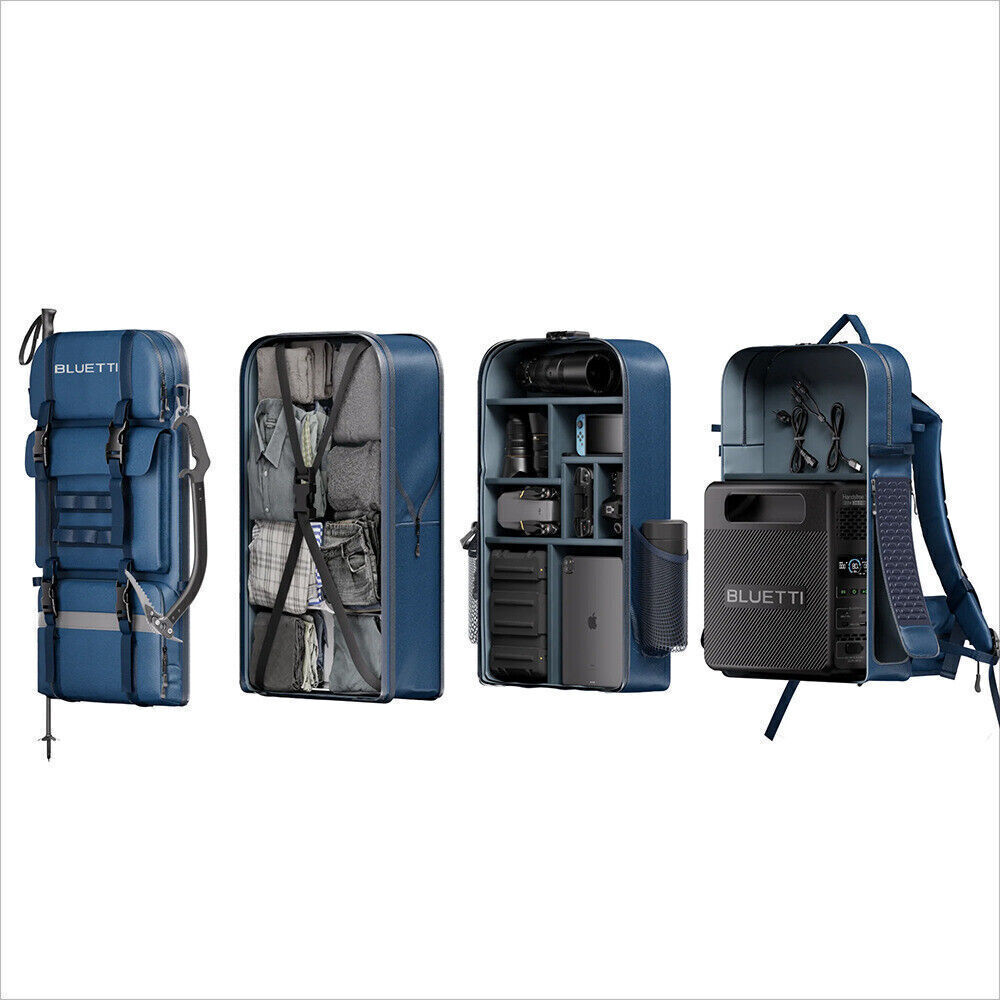 BLUETTI Handsfree 2 Backpack Power Station 700W 512Wh for Hiking/Photography