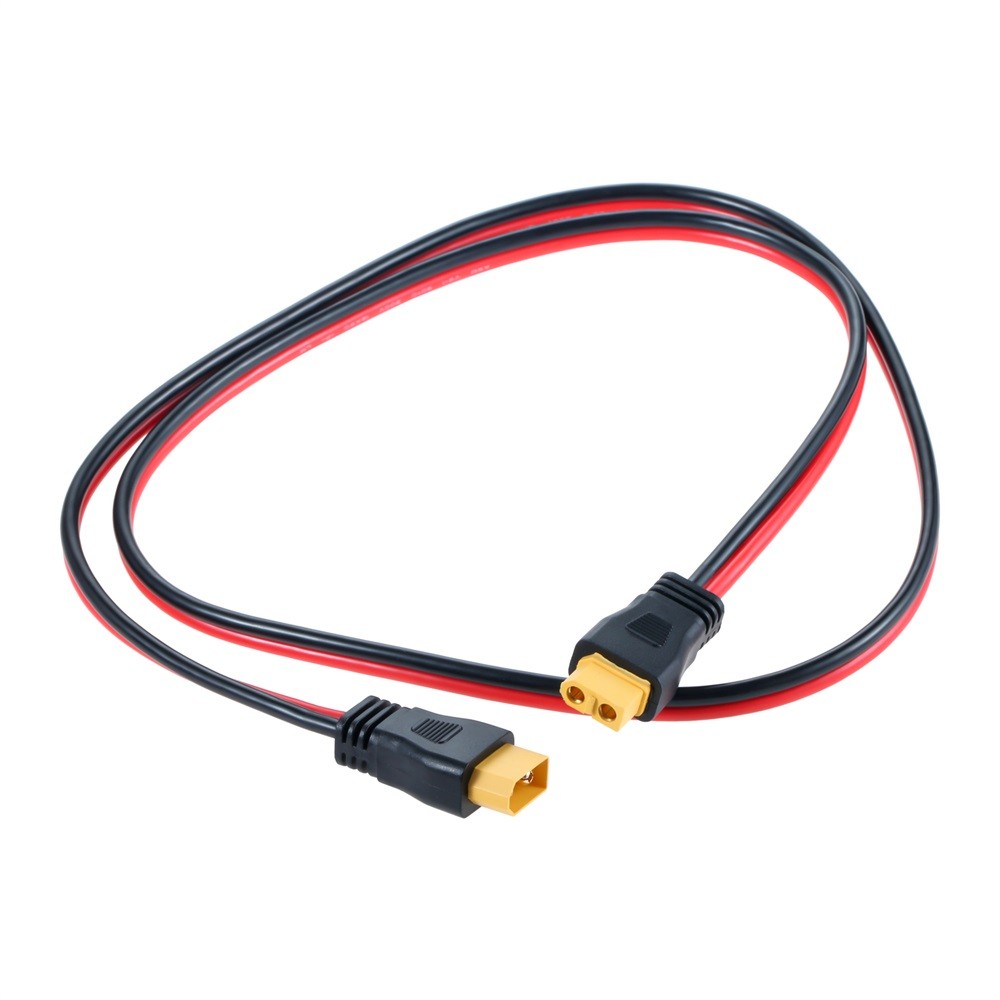 1M XT60 Socket Connector 12AWG XT60 Adapter Extension Cable Plug and Play