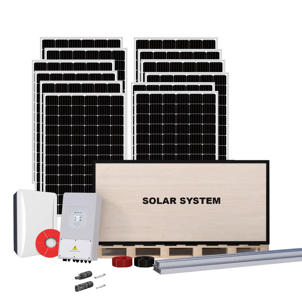 5000W 48V Solar Power Complete Kit Inverter+ LiFePO4 Battery+ Photovoltaic panel