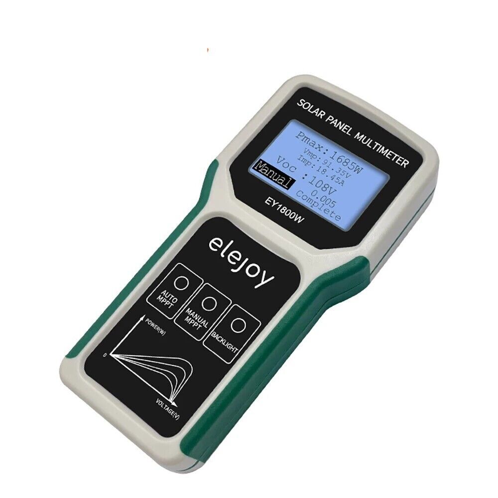 Solar Panel MPPT Tester Multimeter Photovoltaic Panel Power Meter 1800W