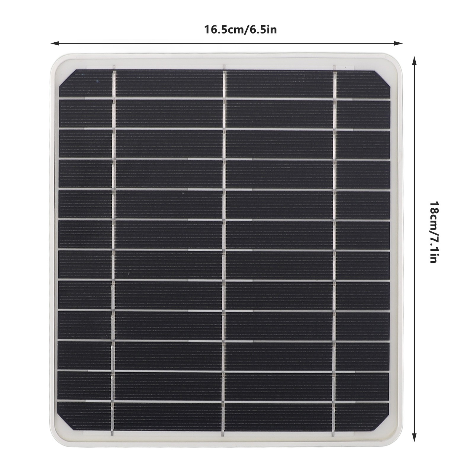20W Solar Panel With USB TYPE C DC Port Waterproof 5V 2A Portable Solarˇ
