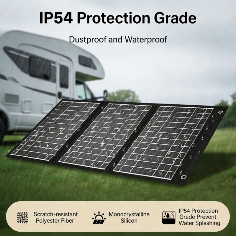 Space Efficient 28W Sun Charging Unit Featuring Advanced Circuit For Fast Energy