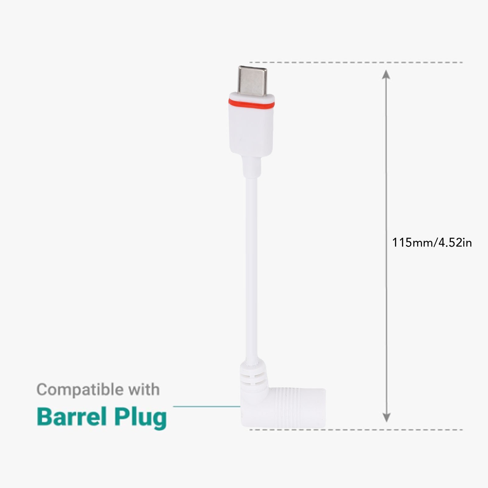 Solar Panel To USB C Adapter 4.5 Inch Solar Panel USB C Adapter Convert Con WDQV