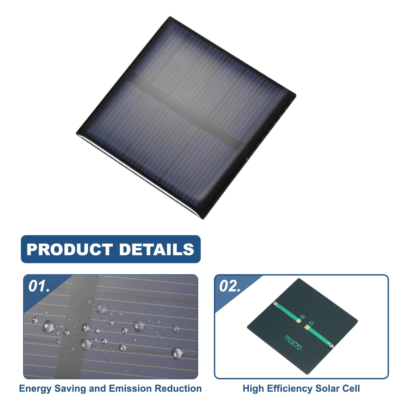 3PCS 3V 0.63W 0.21A Mini Solar Panels for Solar Power Small Solar Cells