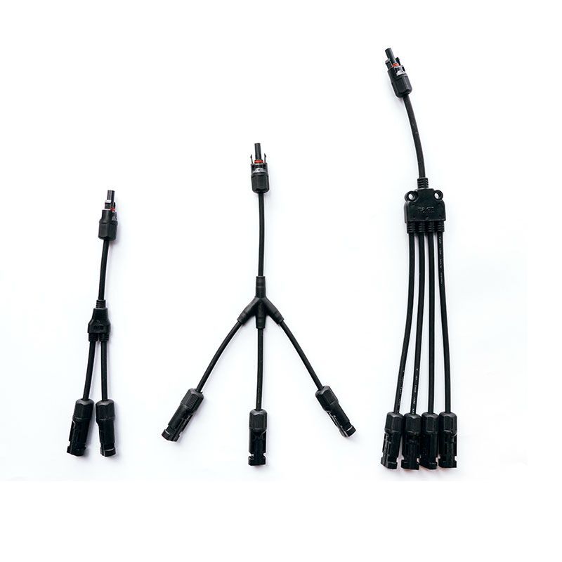 PV Connector Y Type Parallel Connection Solar Panel System Waterproof Connector