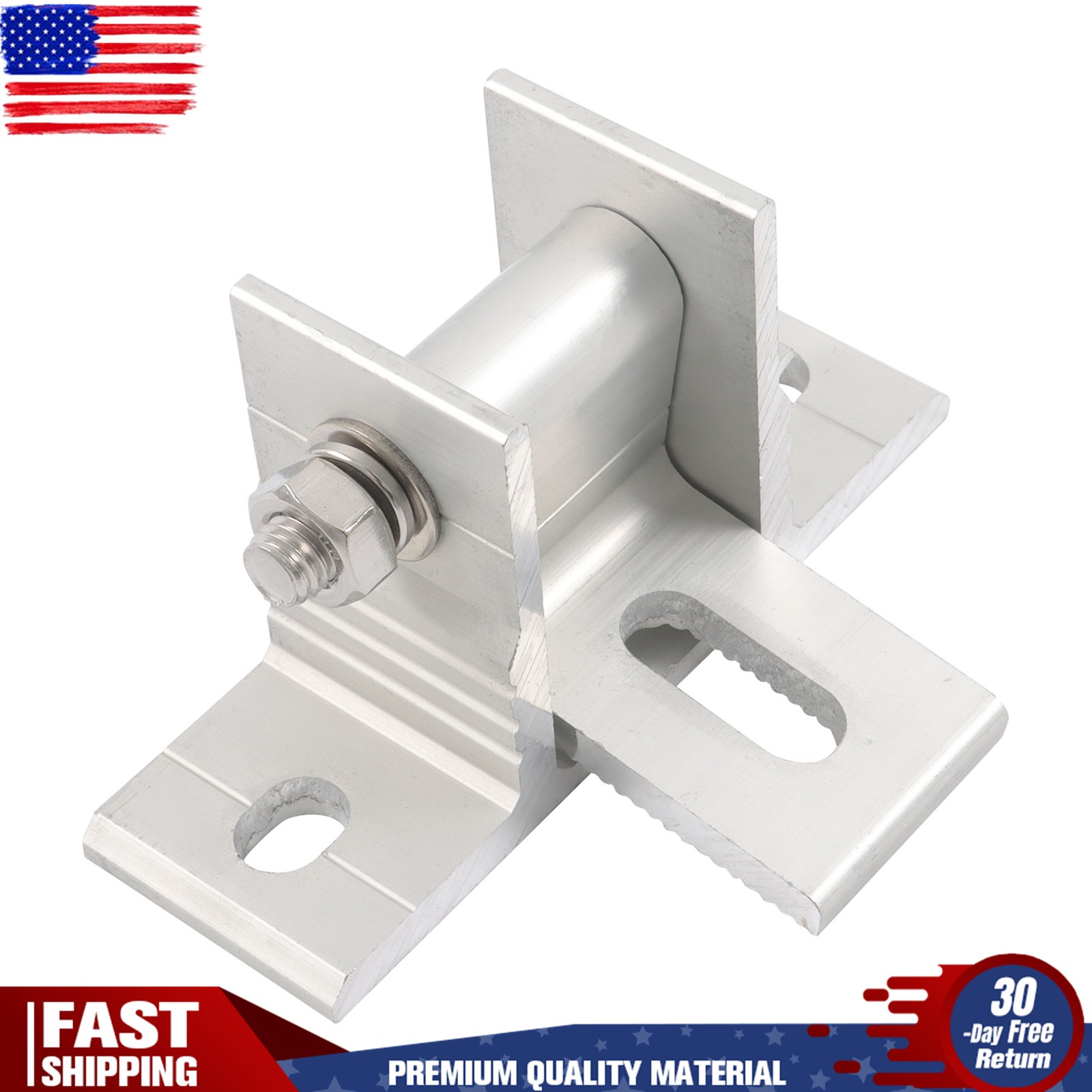 Adjustable Angle Solar Panel RV Tilt Mount Brackets Set 4 Packs For Roof Install