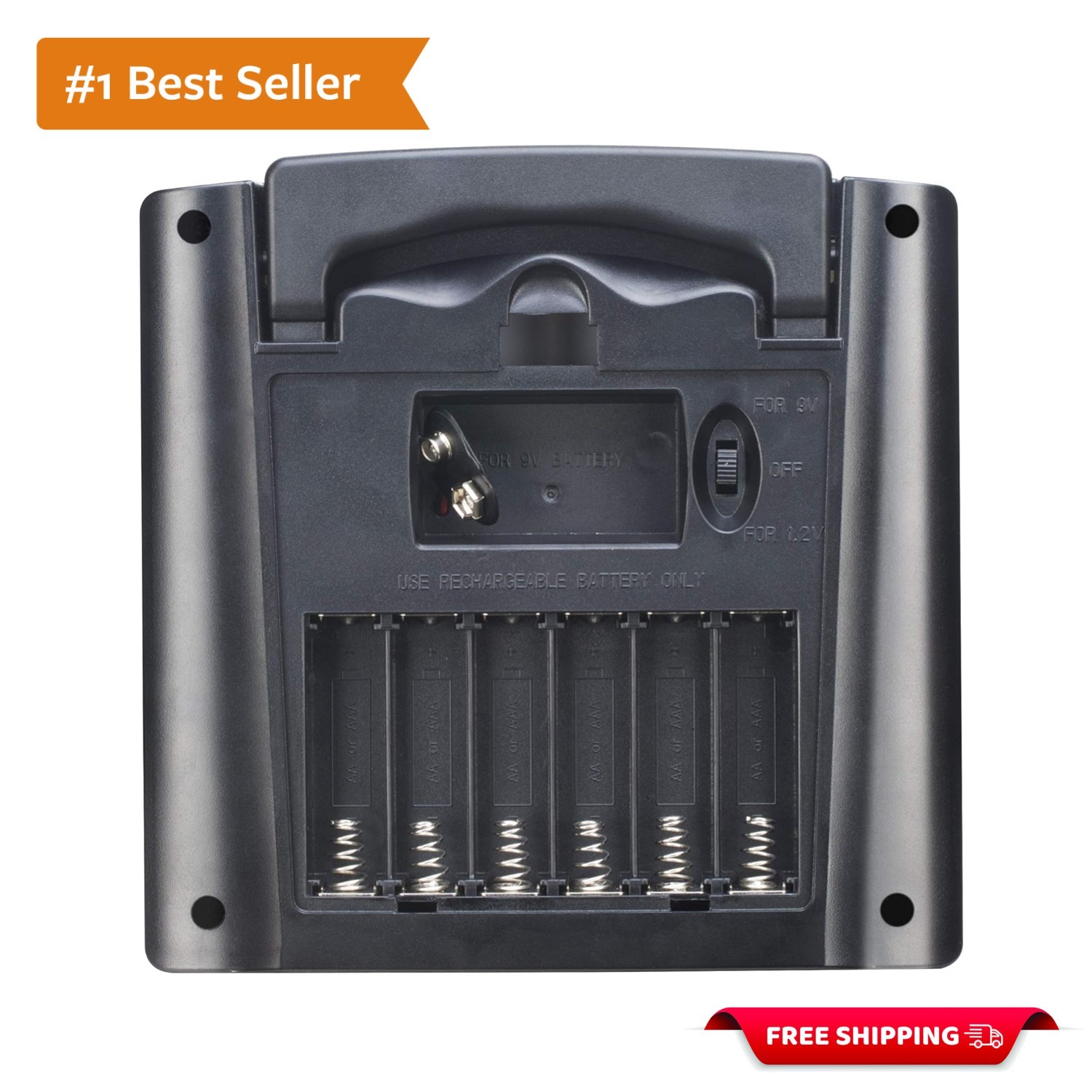 Portable 2W Solar Charger for AA AAA Batteries – Durable & Efficient Solution