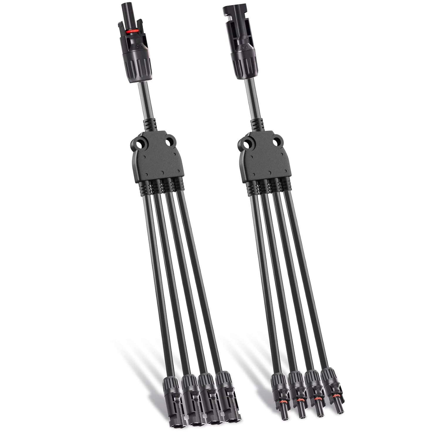 Solar Y Branch Connectors 1 Pair Parallel Connectors 1 to 4 Splitter Cable Wire