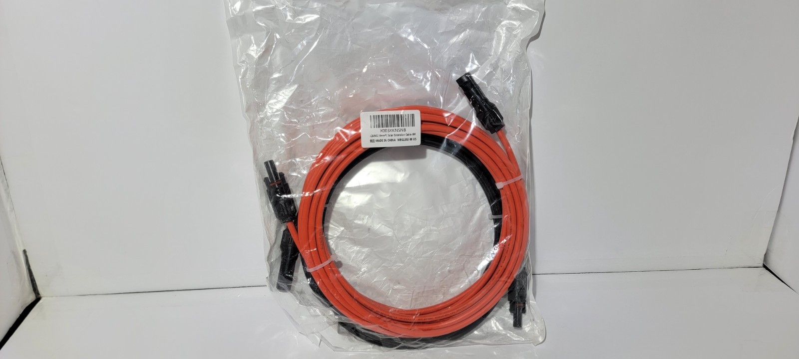 12AWG Solar Panel Extension Cable 20FT/6M 4mm² with Female and Male Connector So