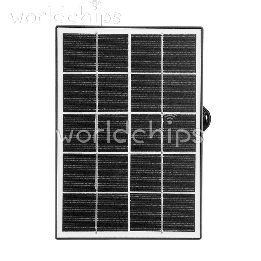 8W 5V Microcrystal Solar Panel + Mounting Bracket For Security Camera Water Pump
