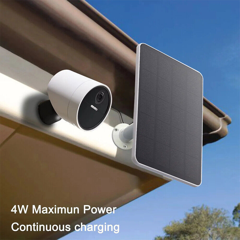 Solar Panel Charger Ring Spotlight Stick Up Camera Doorbell Solar Charger DC/USB